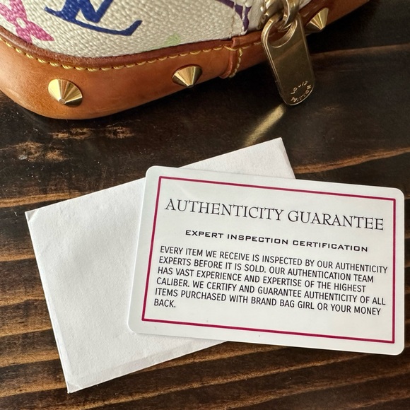 Louis Vuitton Takashi Murakami White Monogram Multicolore Alma - Picture 16 of 17